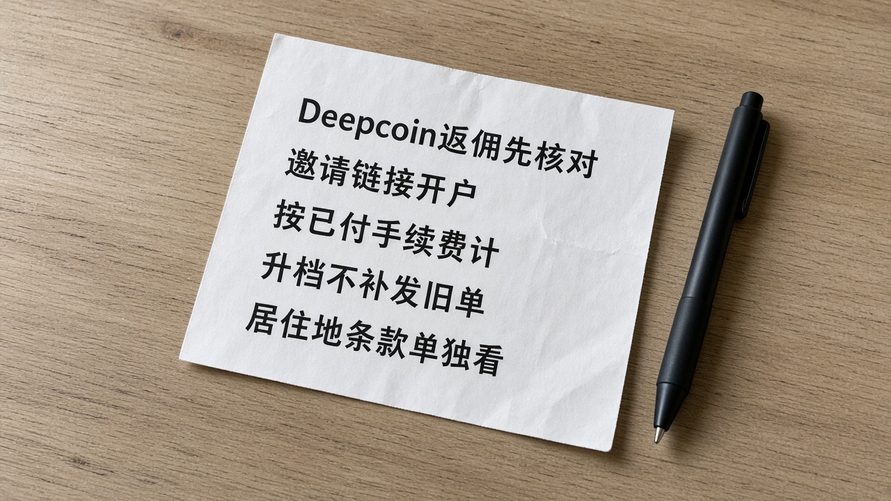 Deepcoin返佣是什么？返佣机制、条件与手续费说明
